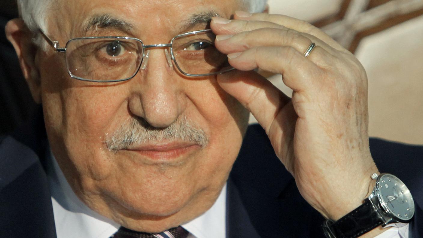 Il presidente dell'Autorità nazionale palestinese, Mahmud Abbas