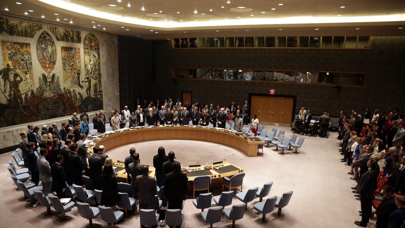 Il Consiglio di sicurezza dell'ONU in una foto d'archivio