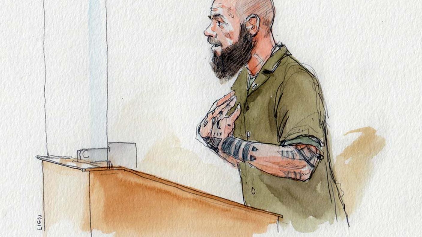 Jacob Chansley, lo sciamano di QAnon all’udienza del 17.11.21.