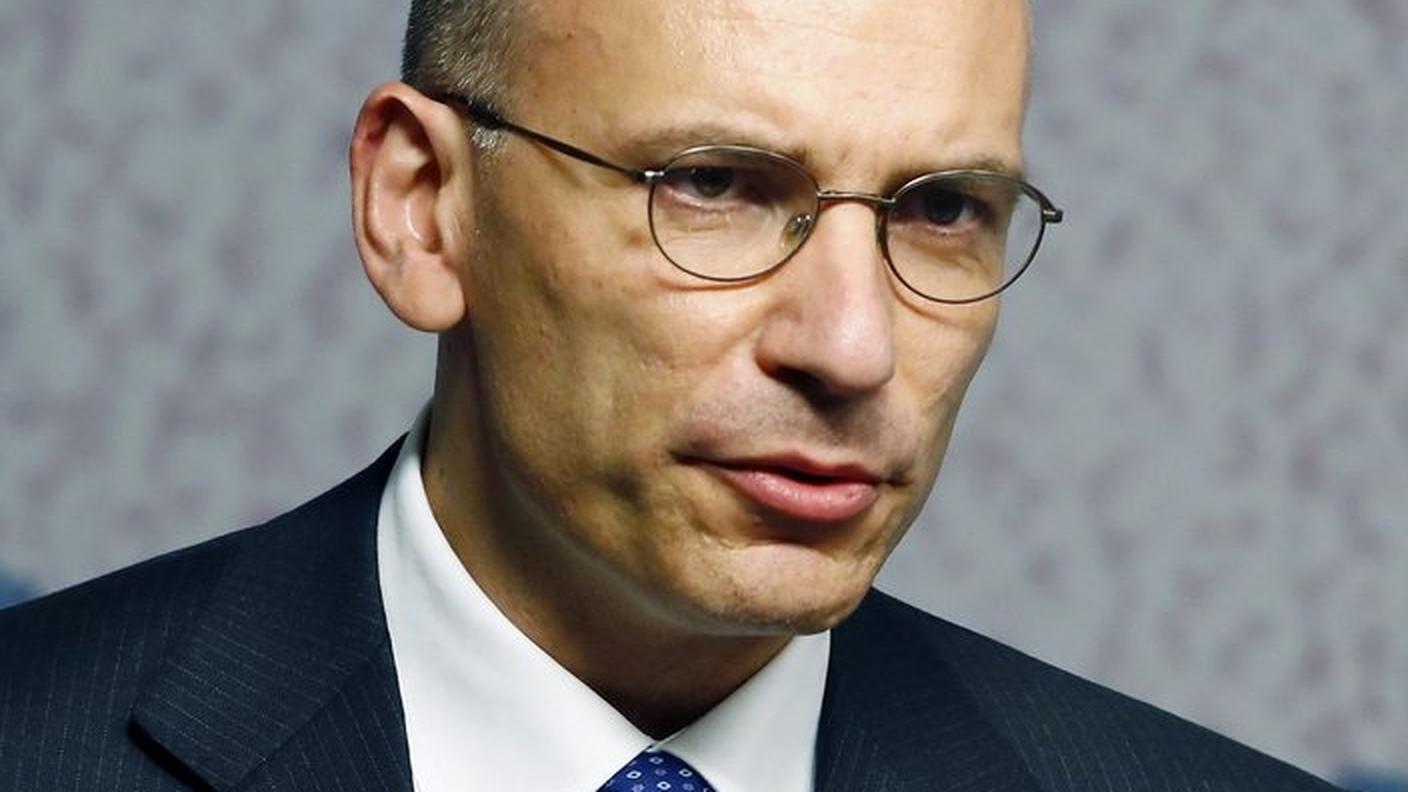 Il presidente del consiglio italiano Enrico Letta