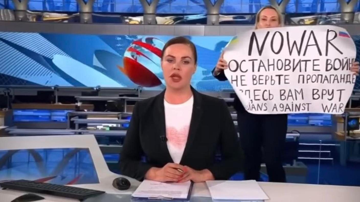 Durante la diretta televisiva
