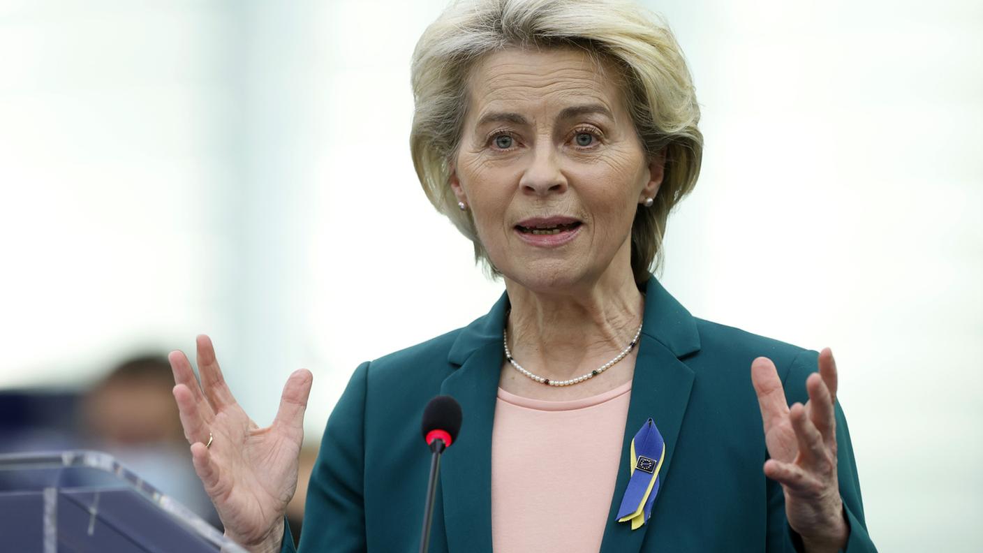 La presidente della Commissione europea Ursula von der Leyen