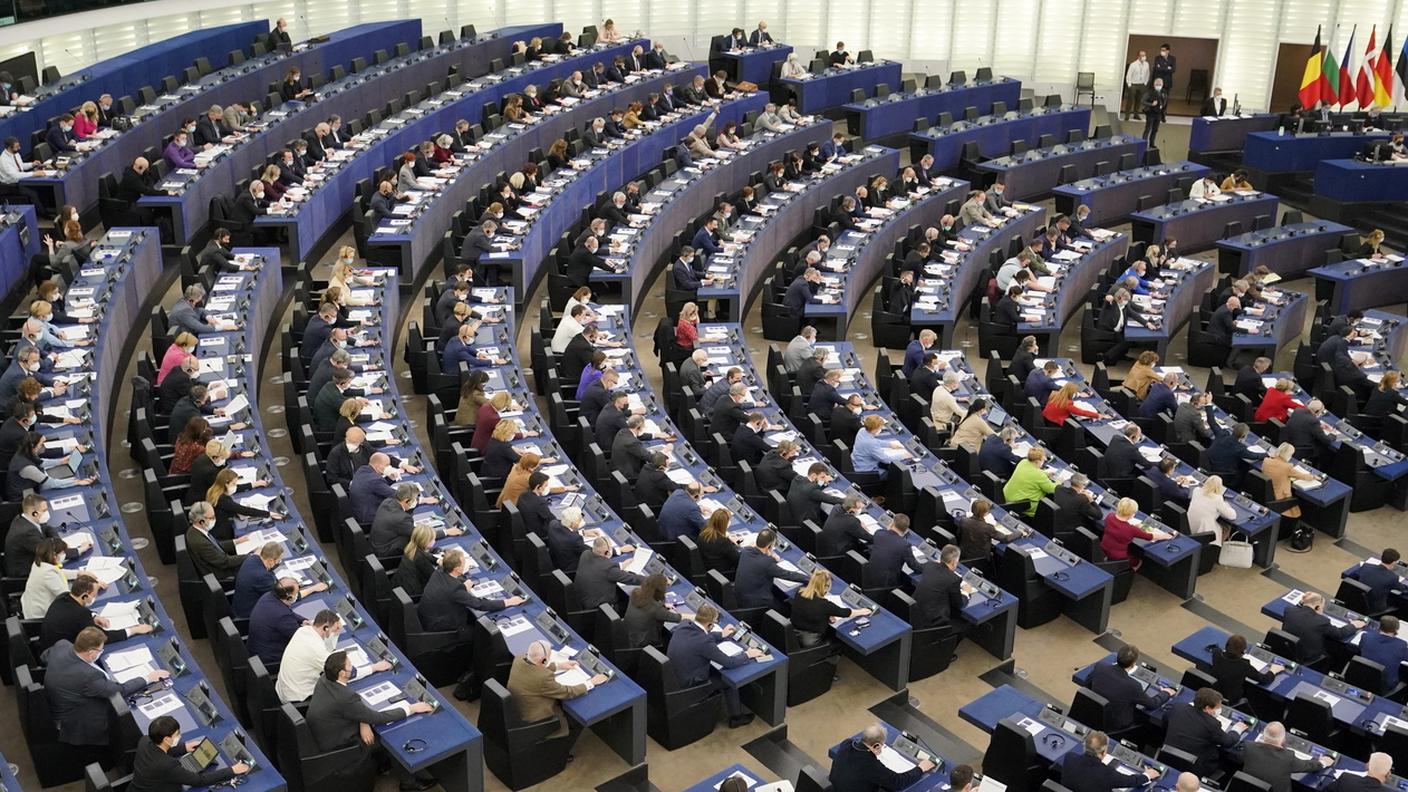 Il Parlamento europeo riunito a Strasburgo