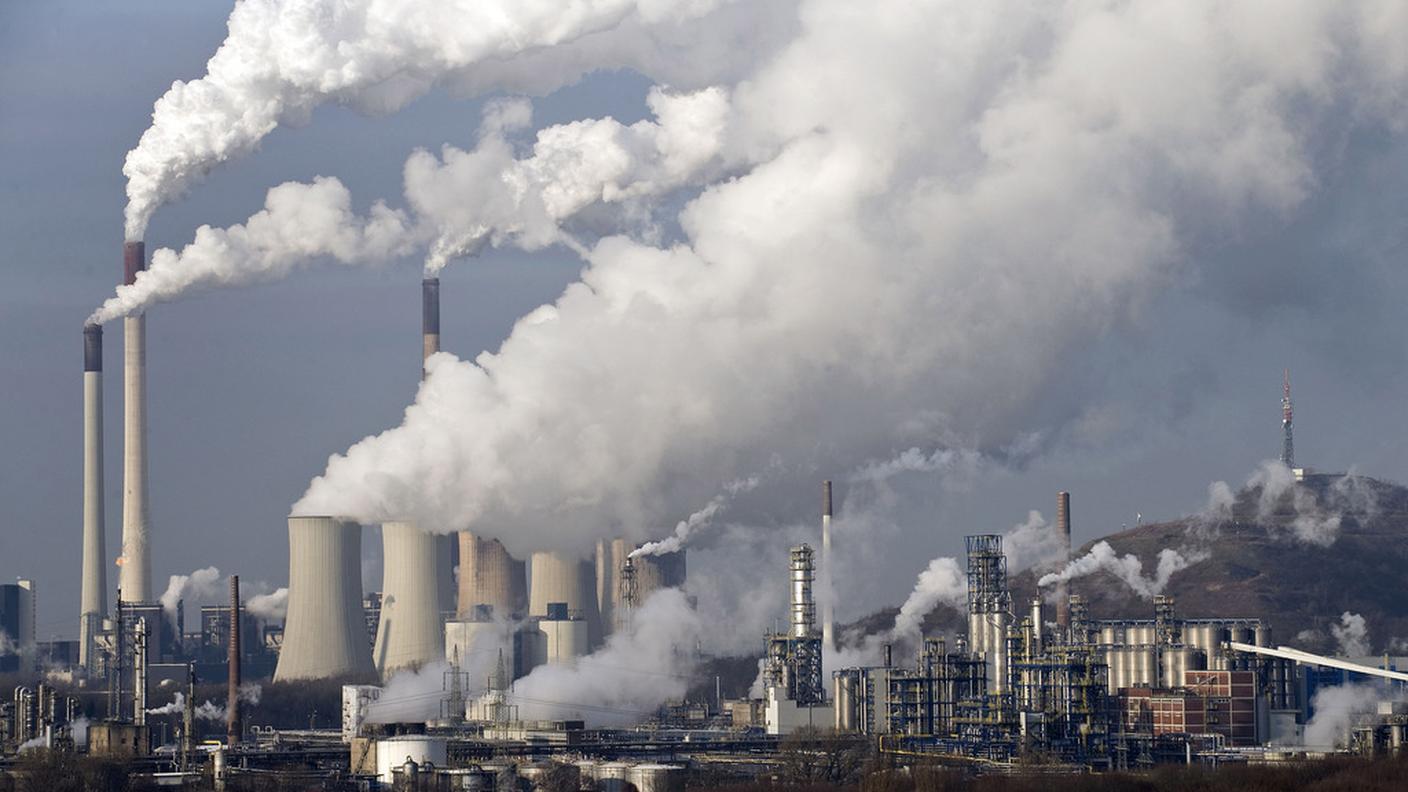 Un'immagine emblematica scattata nel bacino della Ruhr, in Germania