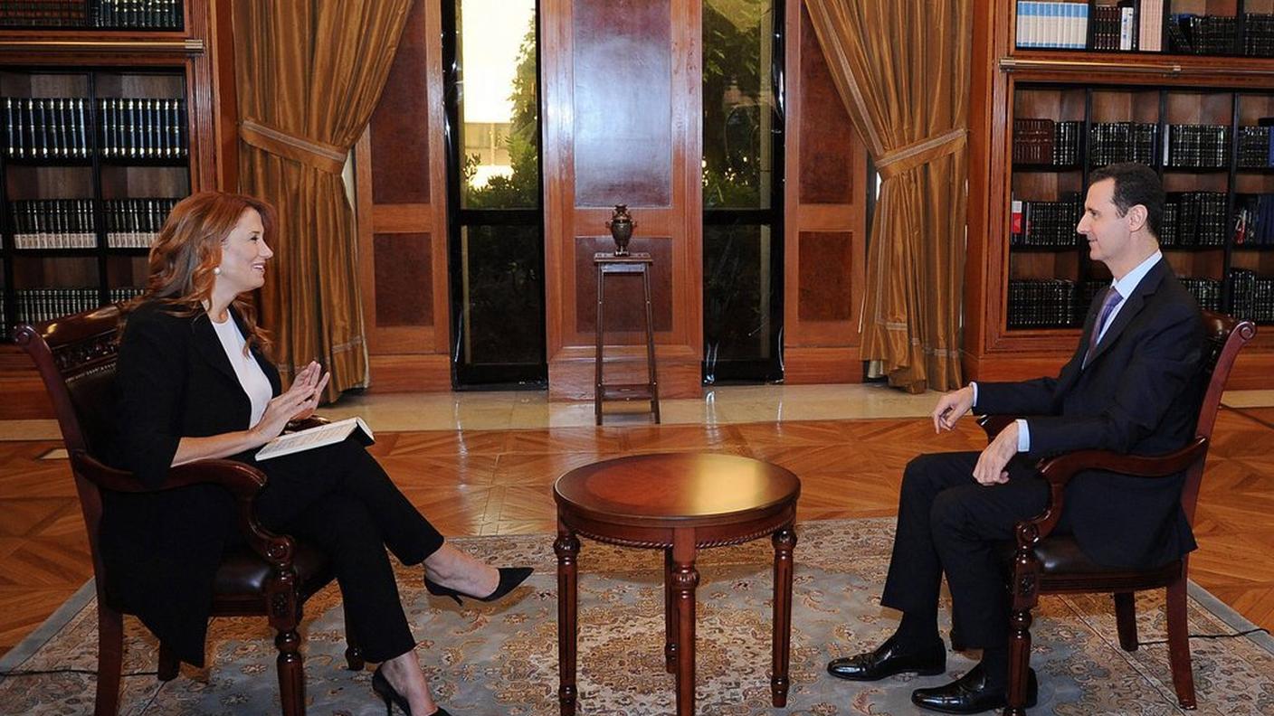 Un momento dell'intervista