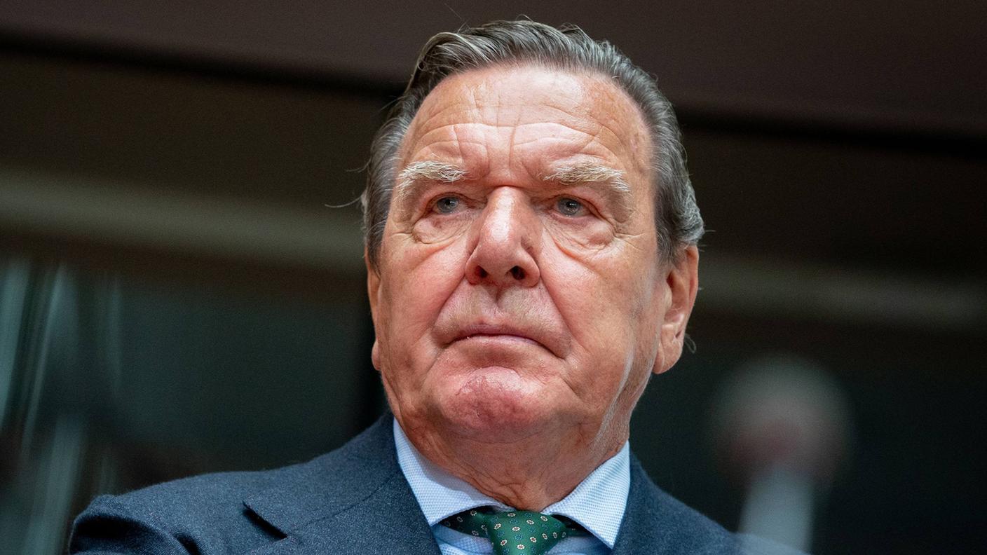 L'ex cancelliere tedesco Gerhard Schröder 