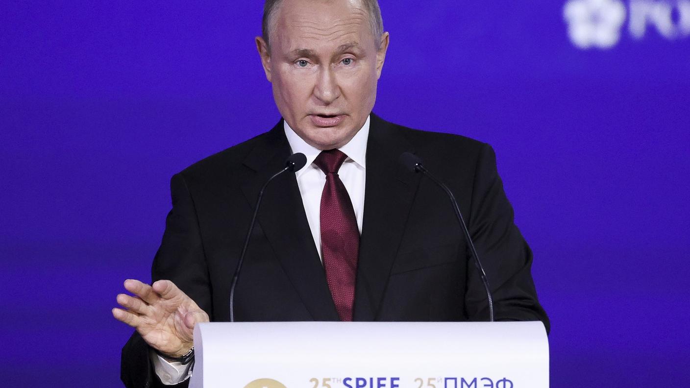 Putin a San Pietroburgo