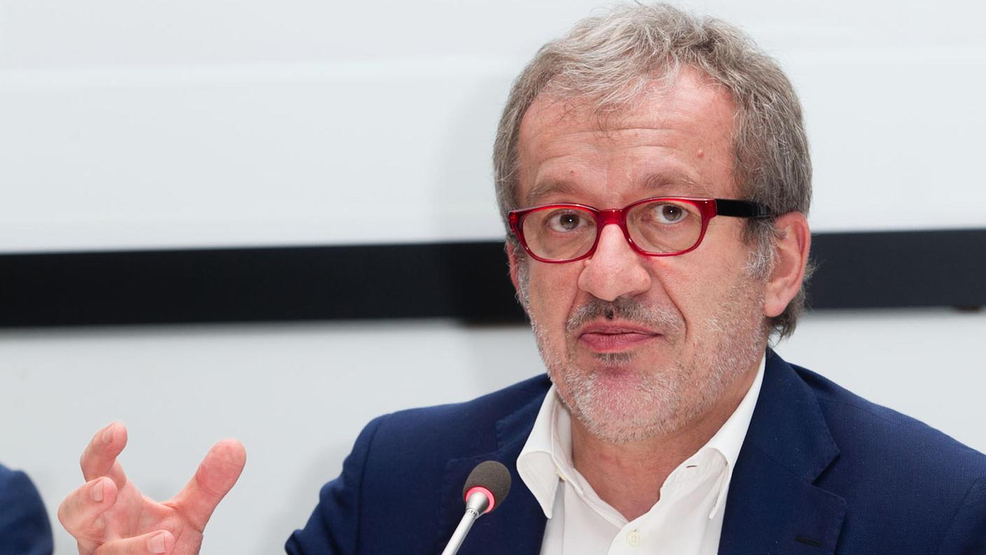 Il governatore della Lombardia, Roberto Maroni