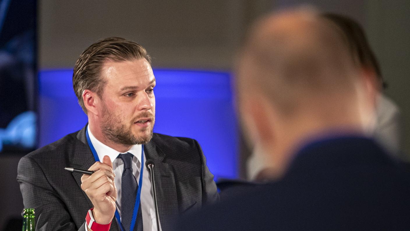 Il ministro degli esteri lituano Gabrielius Landsbergis 