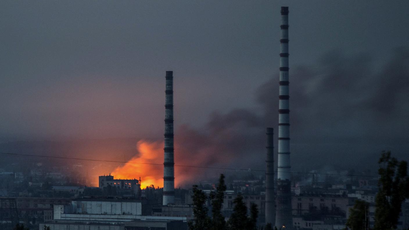 I bombardamenti a Lysychansk vanno avanti da giorni.