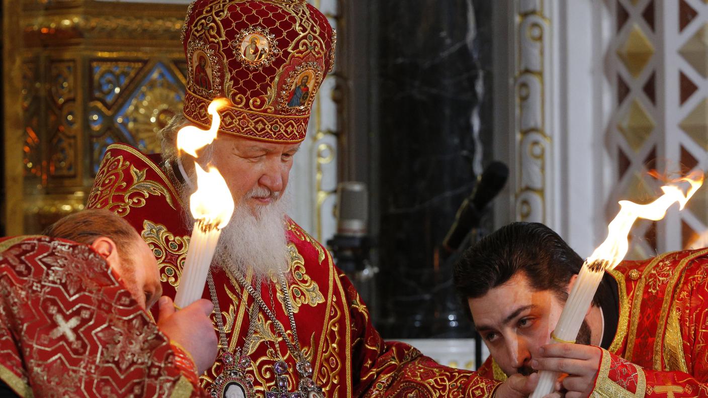 Kirill, patriarca di Mosca e di tutte le Russie, sabato nella capitale russa