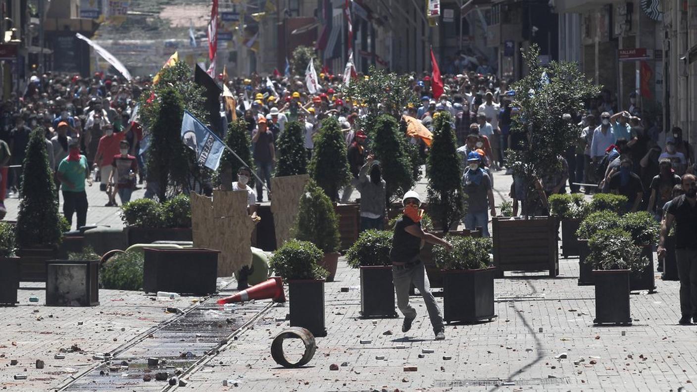 Una immagine delle proteste dell'autunno scorso