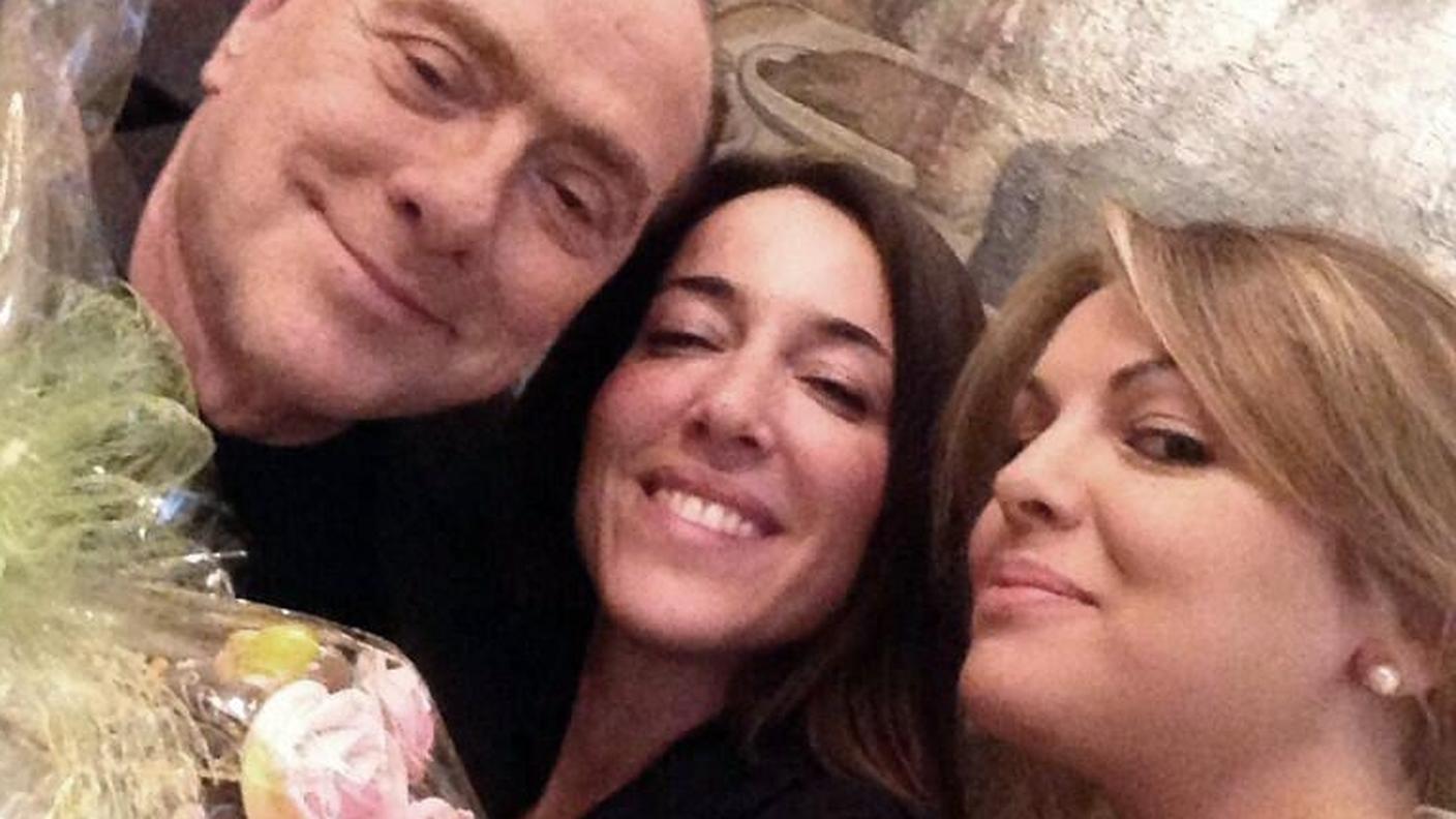 Con il "grande presidente" e la sua fidanzata