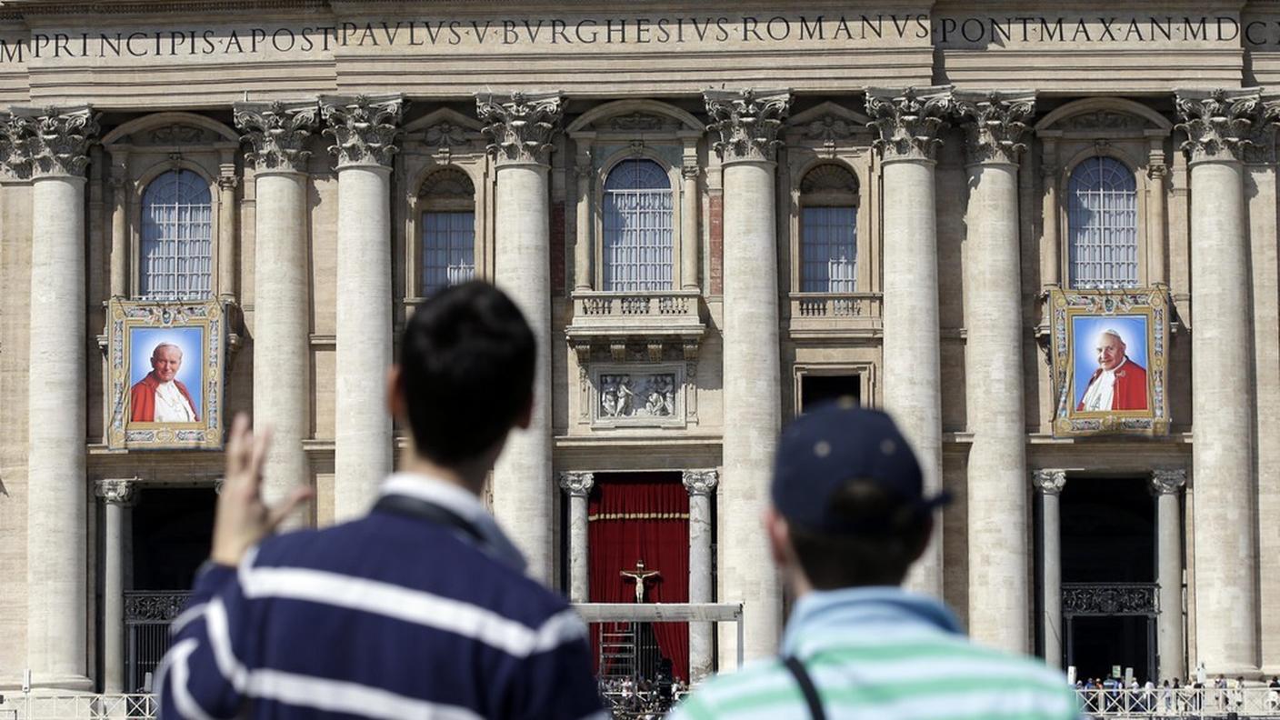 Pellegini in piazza, dove ormai tutto è pronto