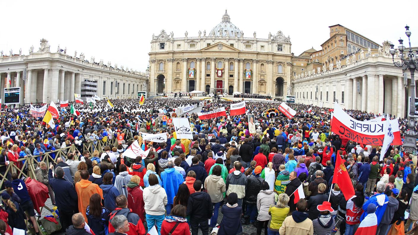 Numerose le bandiere polacche