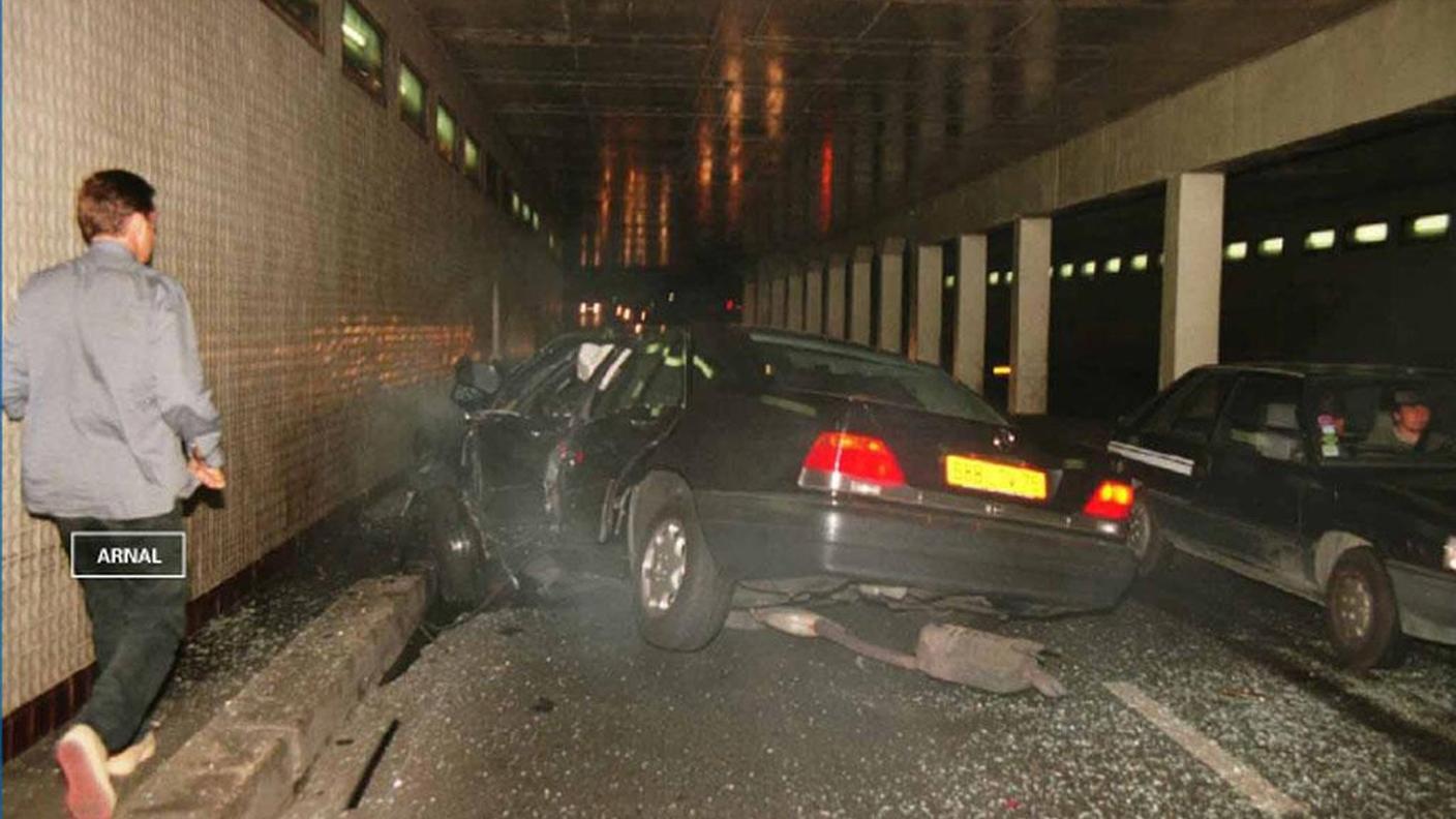 L'auto dopo l'incidente