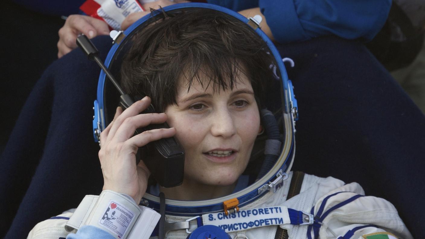 L'astronauta italiana Samantha Cristoforetti