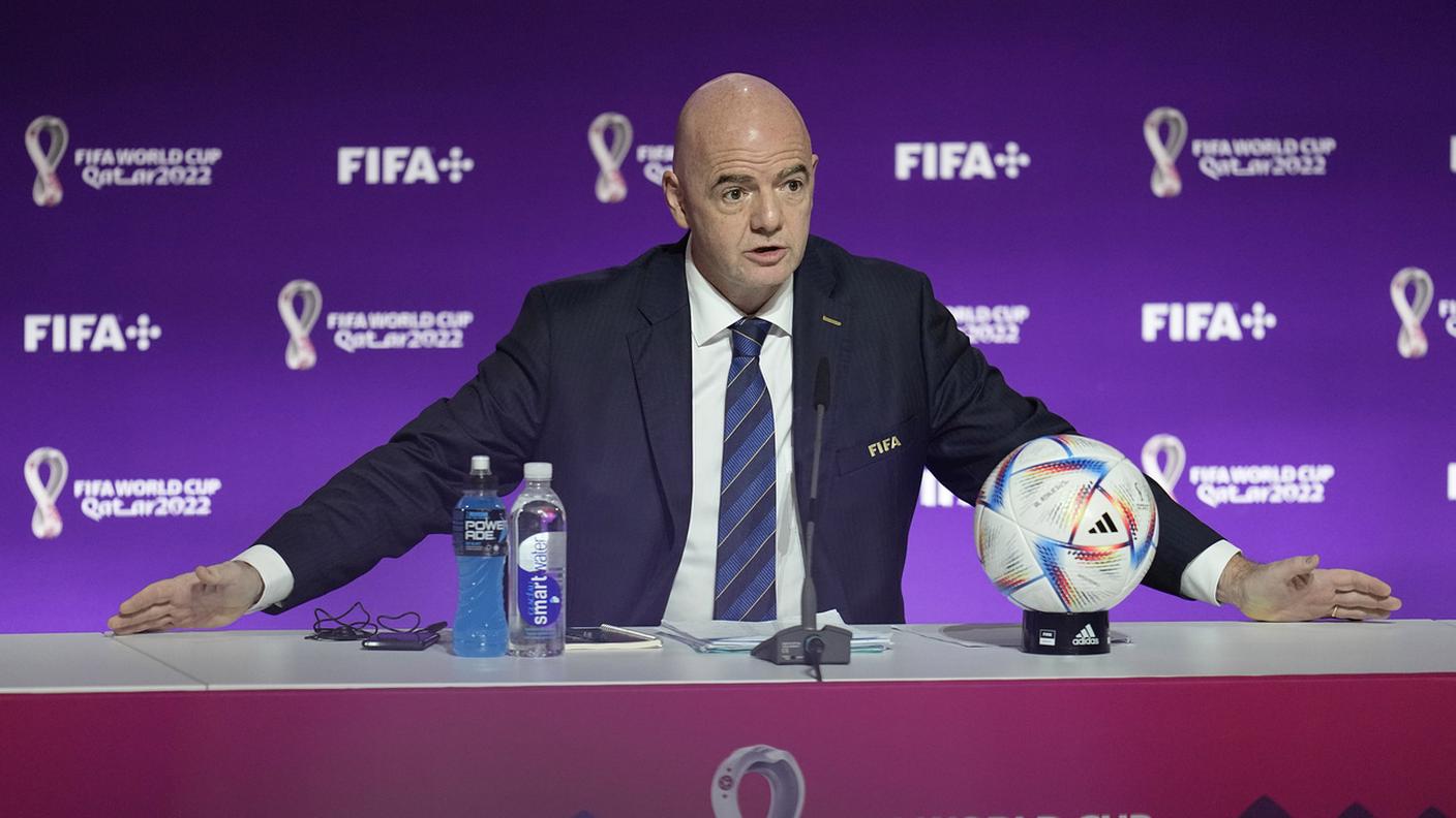 Gianni Infantino sabato a Doha