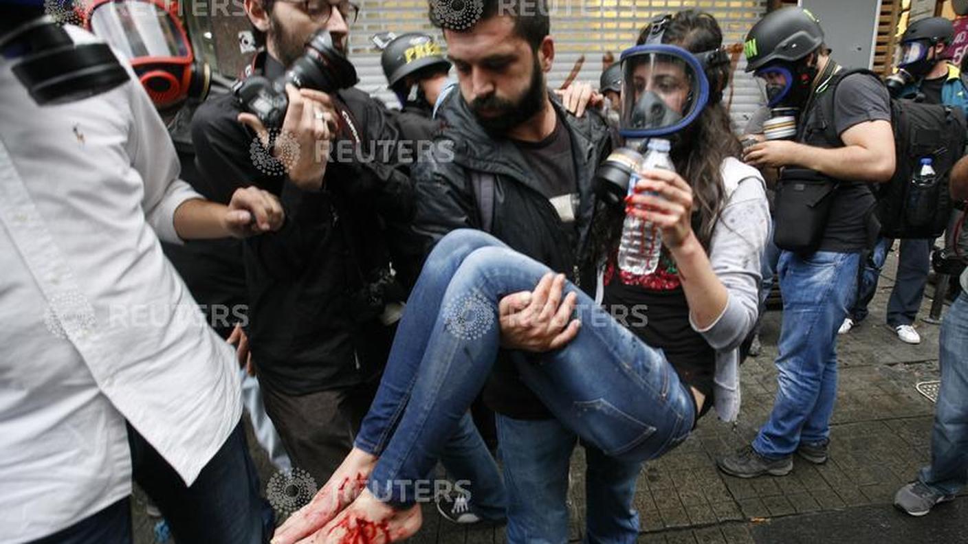 Gezi un anno fa, scontri a Istanbul