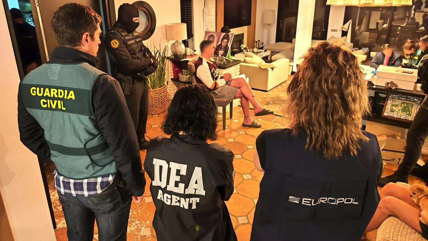 L'operazione ha coinvolto le forze dell'ordine di sei Stati