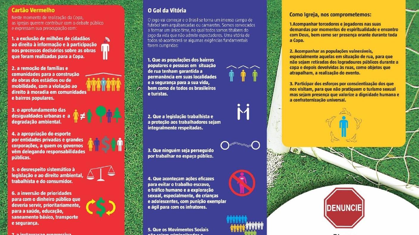 L'opuscolo distribuito dalla Chiesa