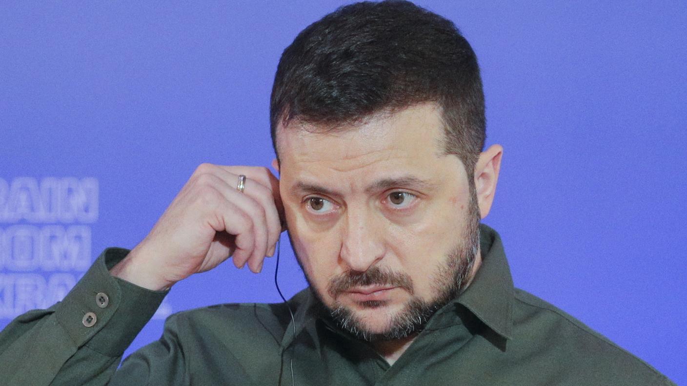 Il presidente Volodimir Zelensky non ha mai lasciato l'Ucraina dallo scoppio del conflitto con la Russia