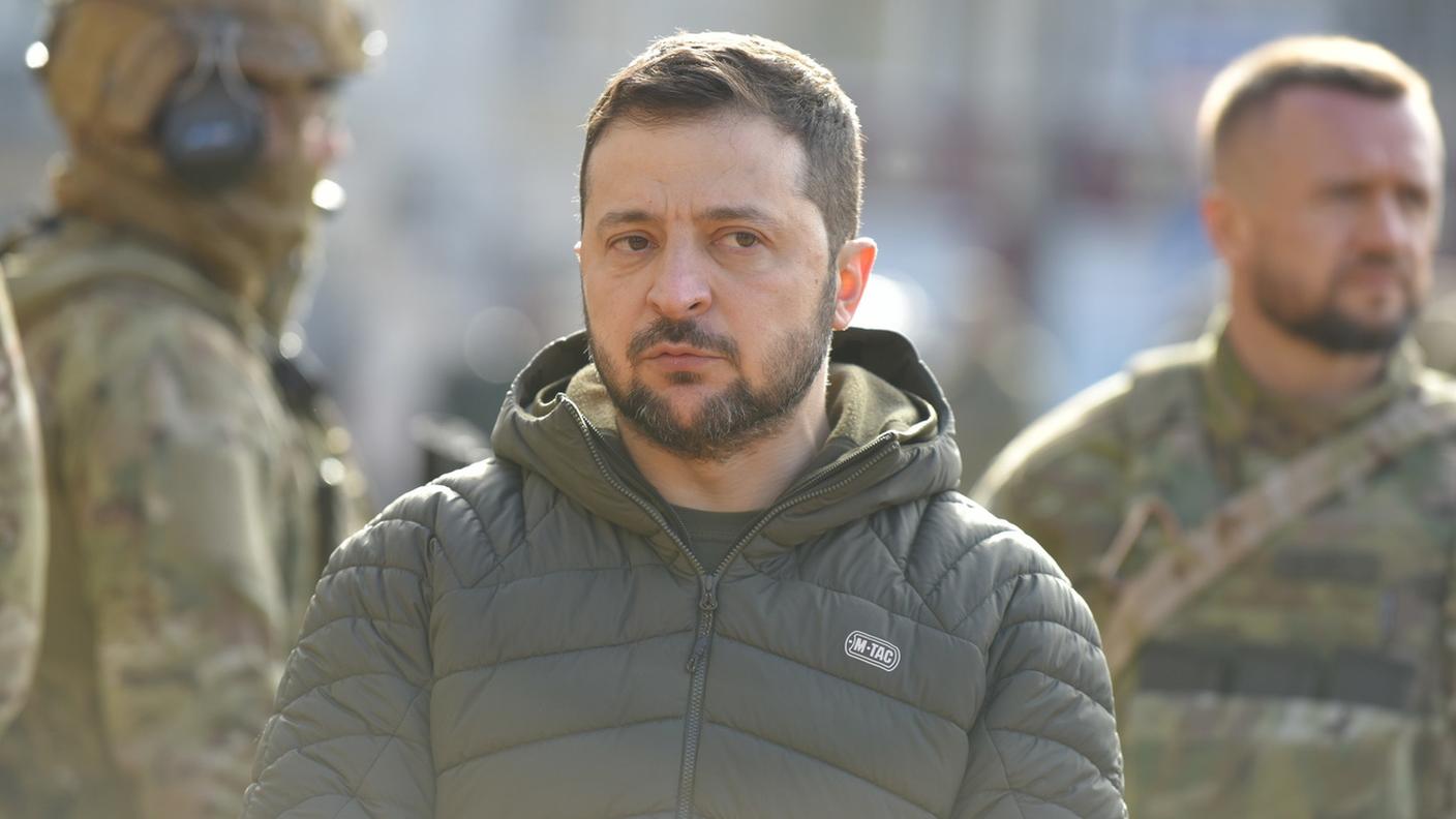 Il presidente ucraino Volodymyr Zelensky