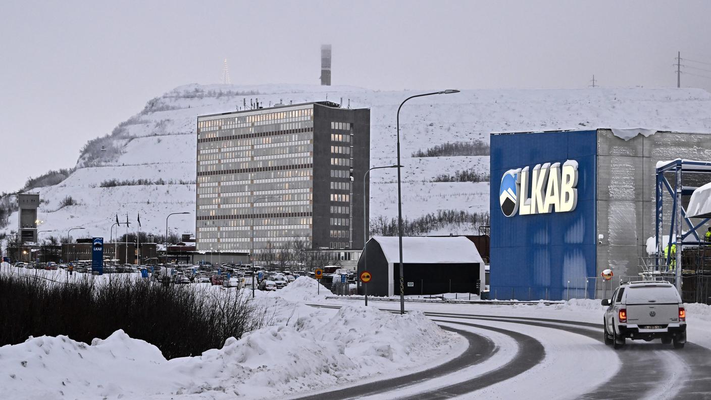 Il gruppo minerario LKAB a Kiruna, in Svezia