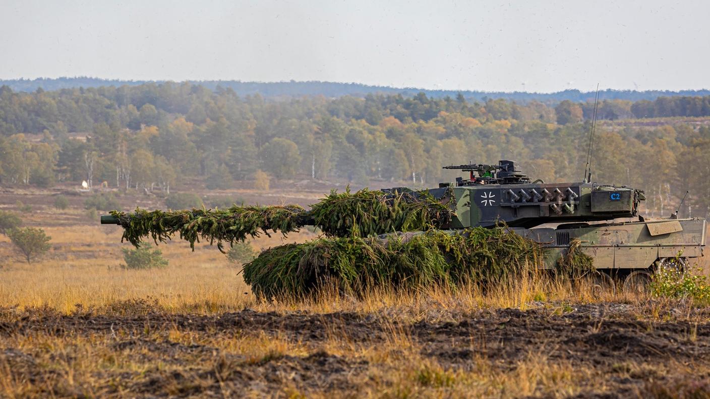 Un Leopard 2 dell'esercito tedesco