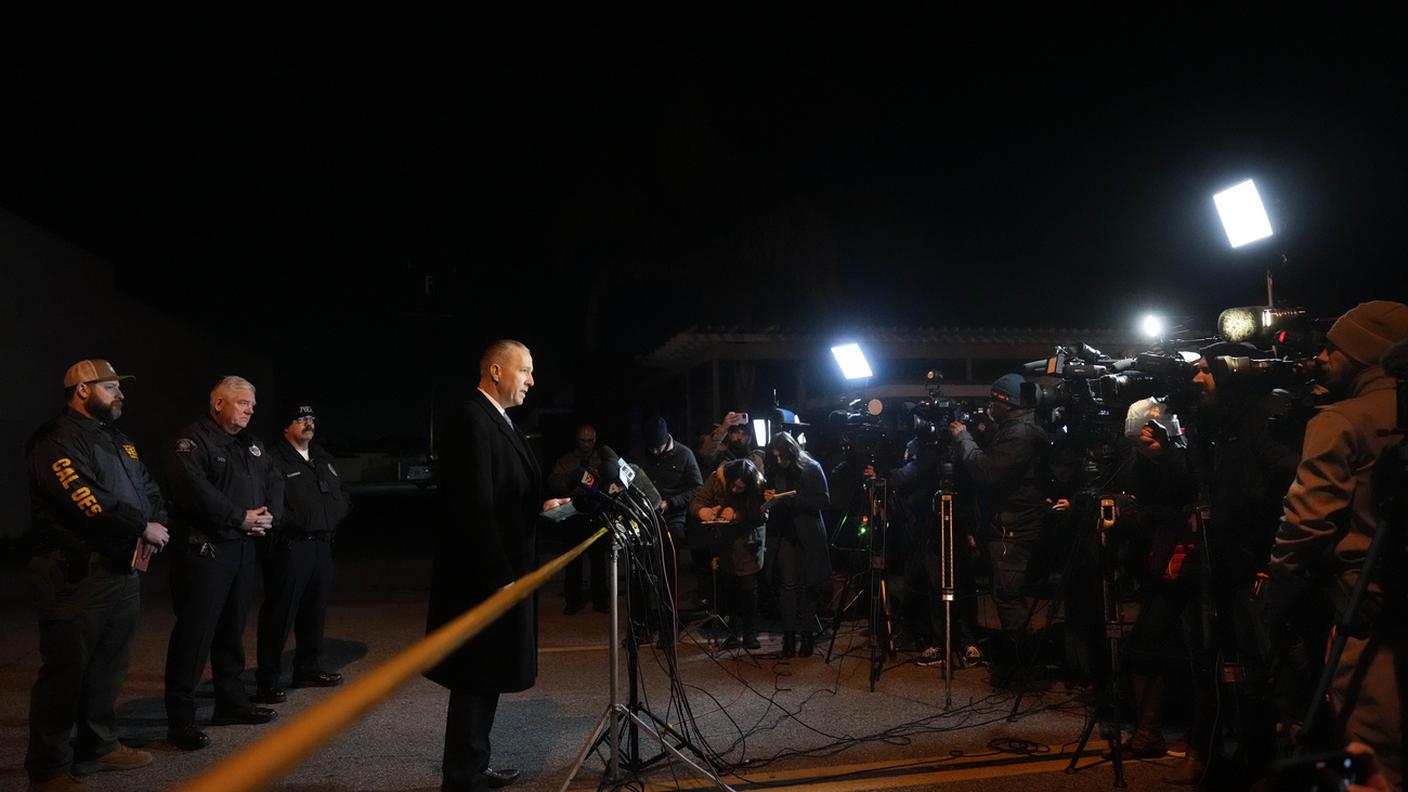 La conferenza stampa del Dipartimento dello sceriffo