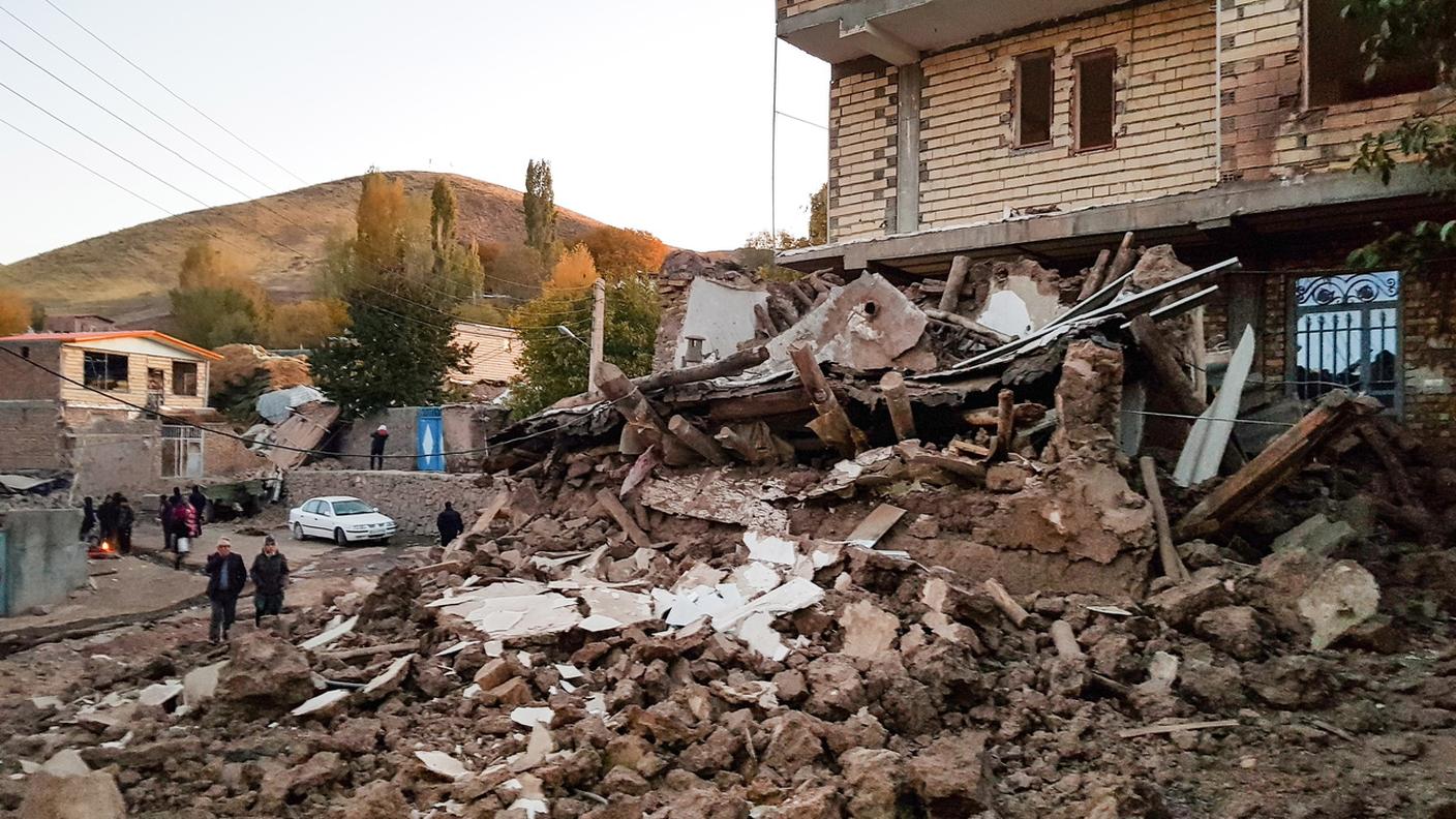 Forte terremoto in Iran