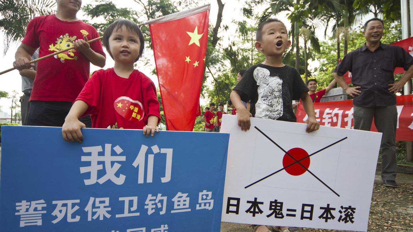 Un'immagine scattata ieri a Nanning nella provincia cinese dello Guangxi