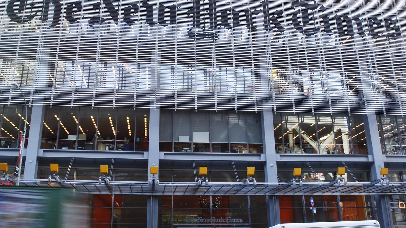 Il quotidiano di New York è reputato tra i piu' autorevoli al mondo