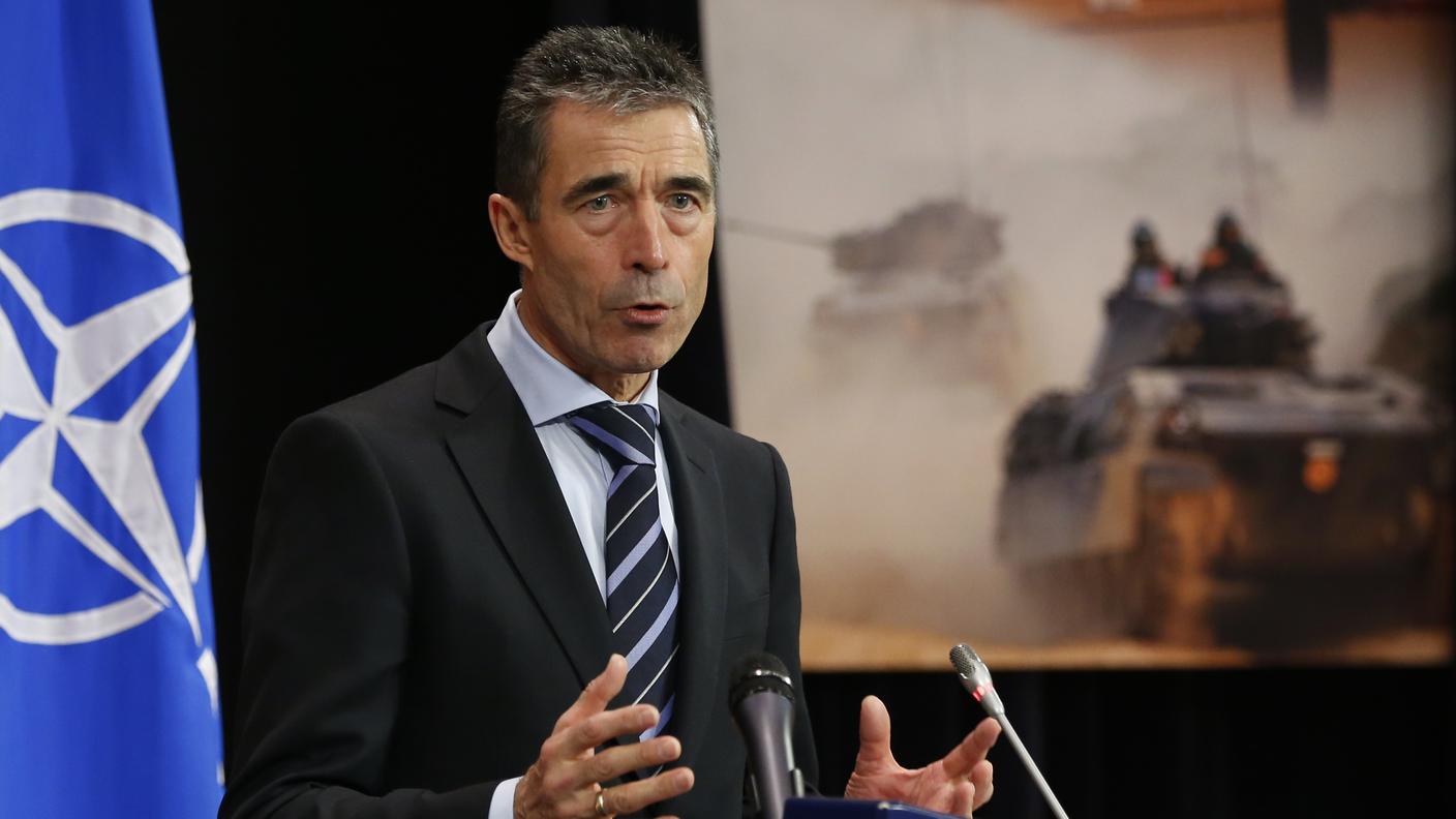 Il segretario generale della NATO, Rasmussen