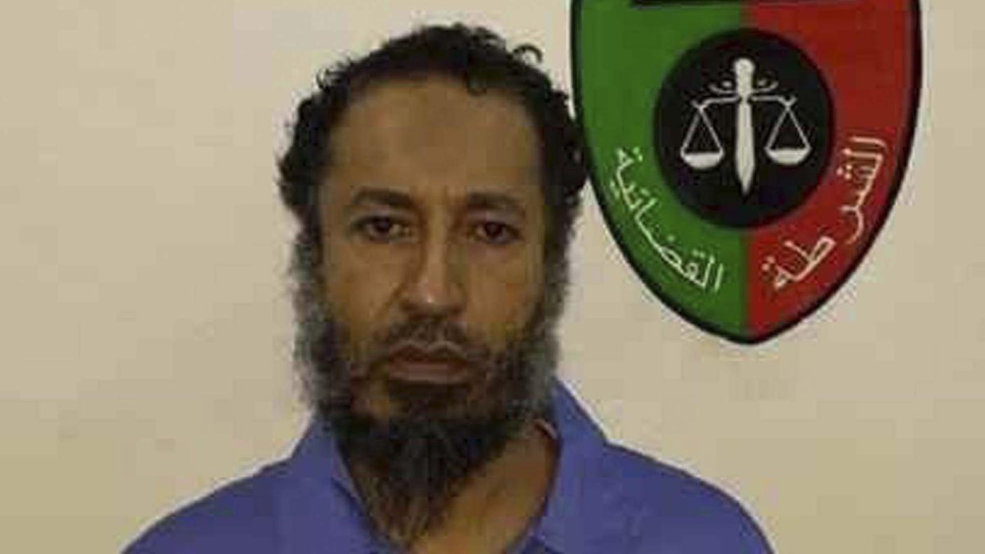 Gheddafi prima della rasatura