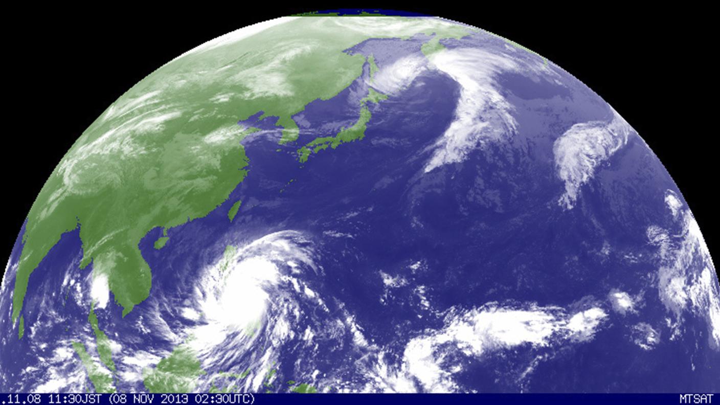 Immagine satellitare dell’Agenzia meteorologica giapponese