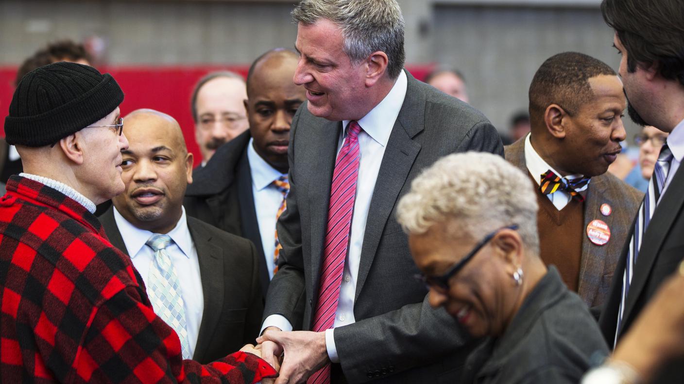 Bill de Blasio, il candidato sindado democratico dato per favorito