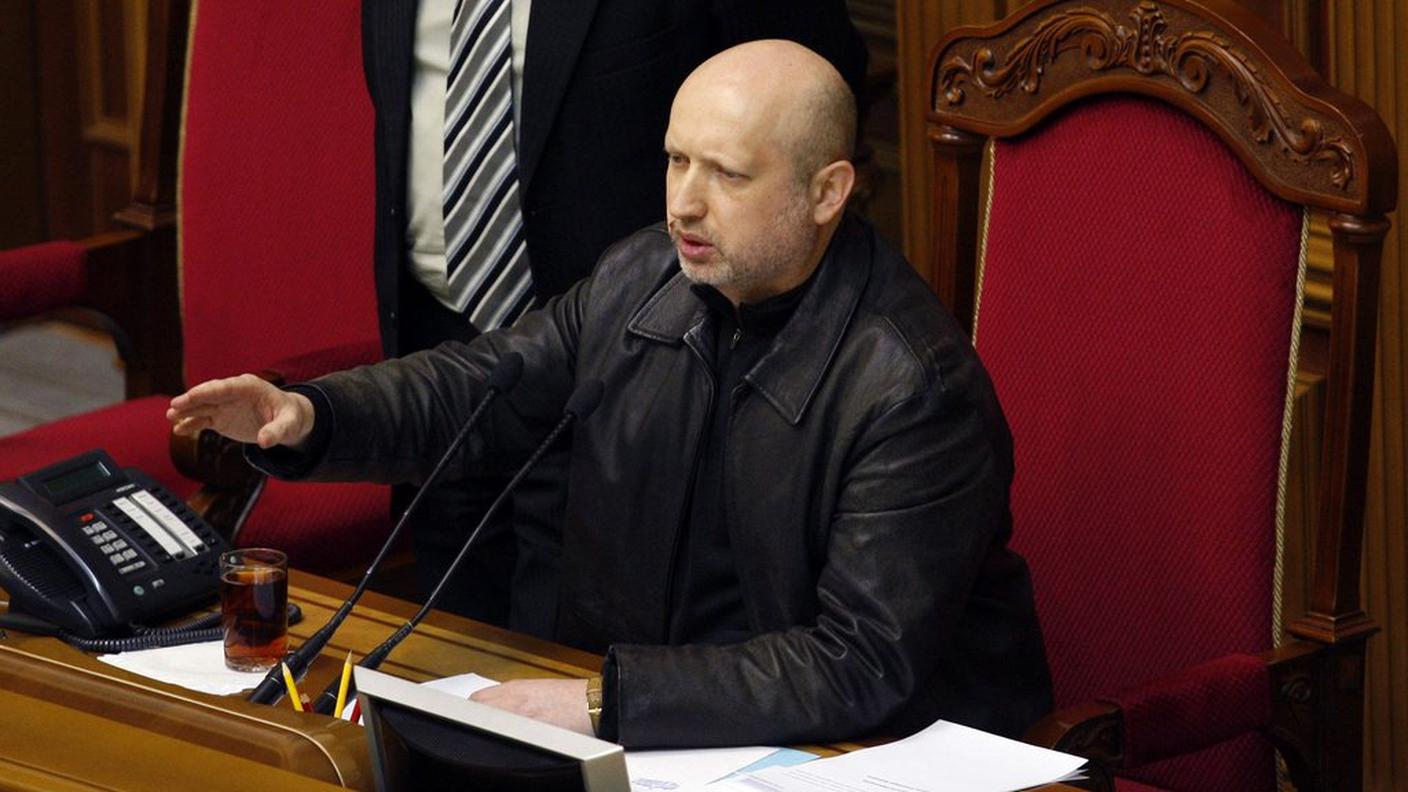 Il presidente Turchinov