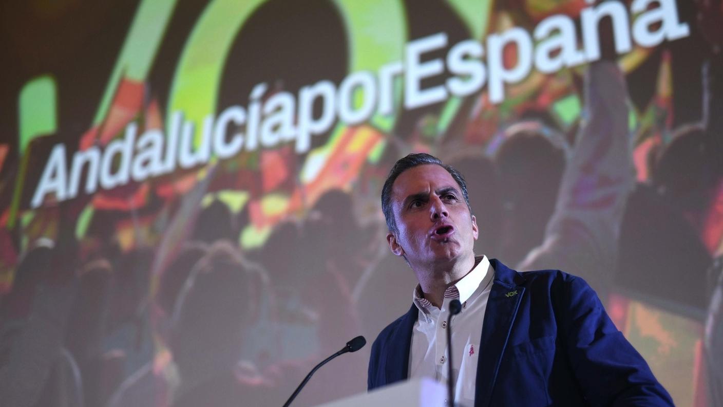 Il segretario di Vox Javier Ortega
