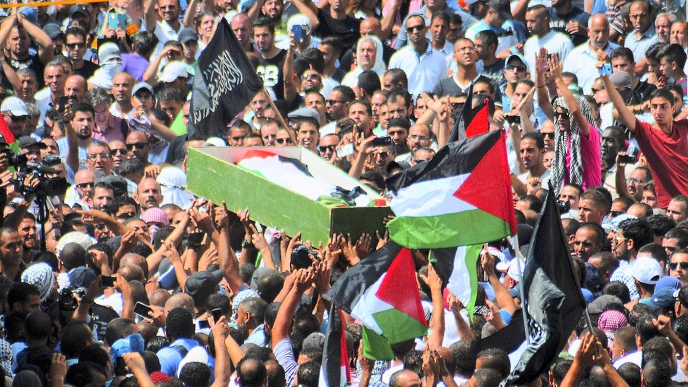 I funerali del giovane Mohammed Abu Khdeir, il 4 luglio a Gerusalemme Est