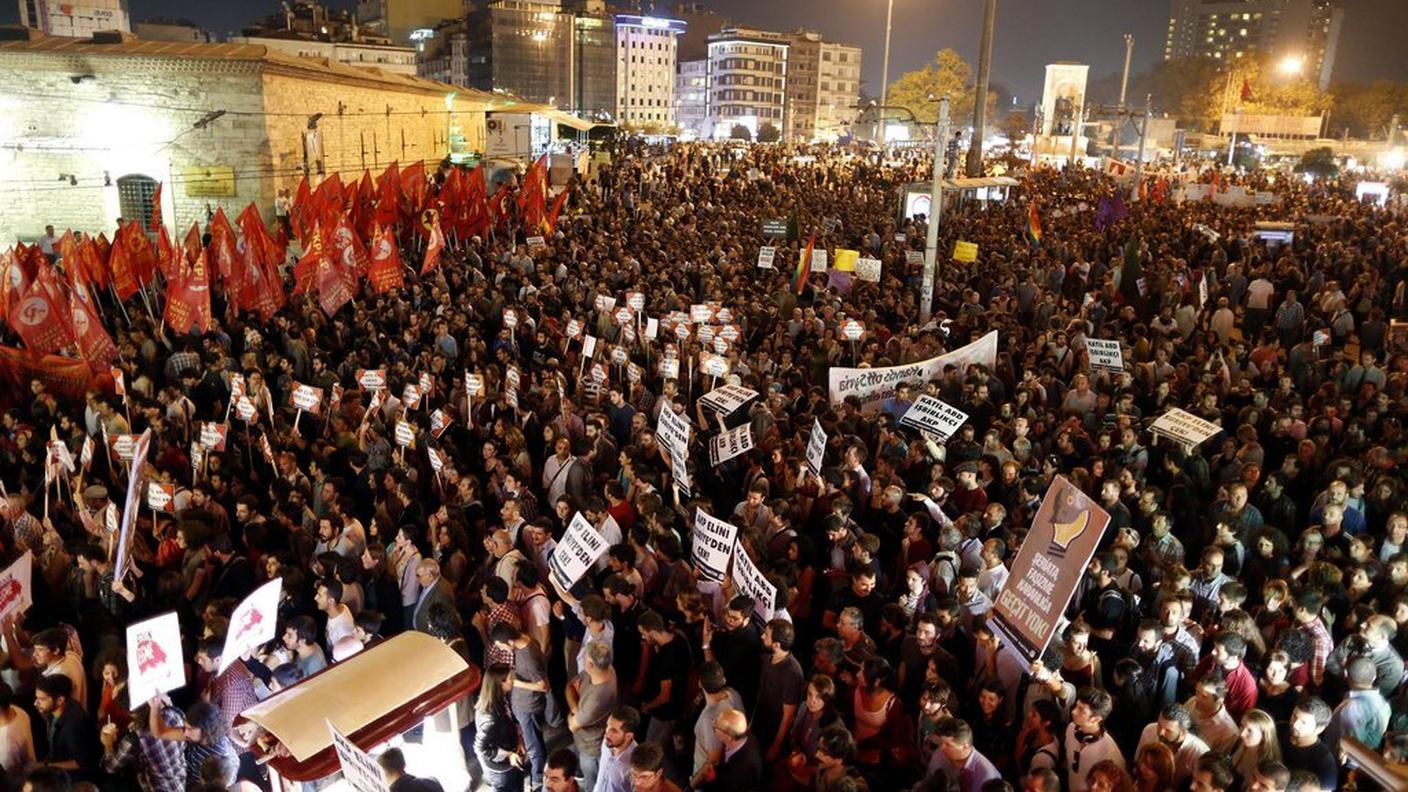Le proteste a Istanbul