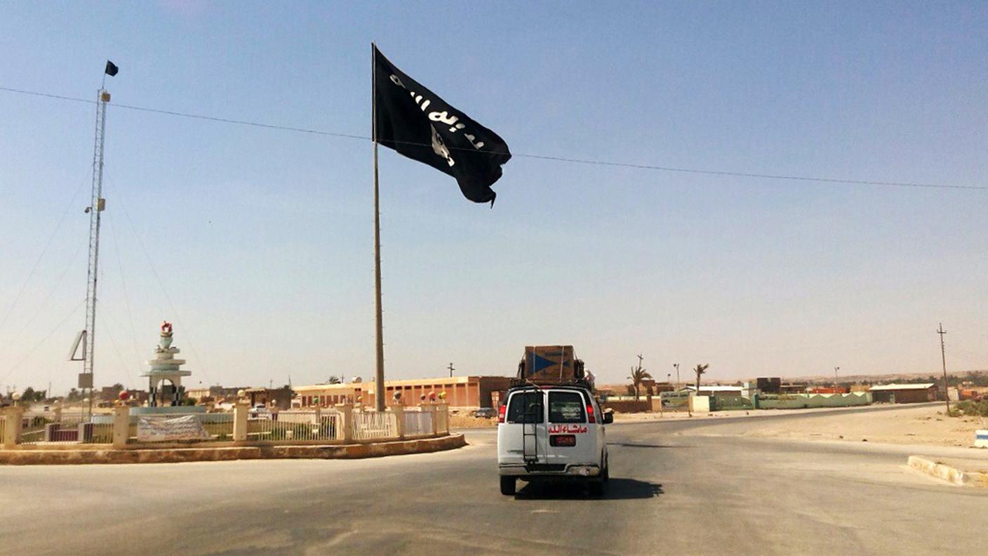 La bandiera dello Stato Islamico