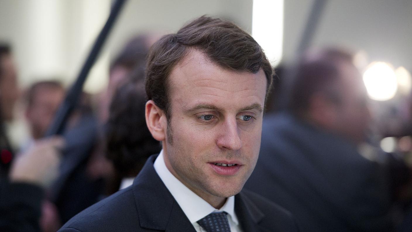 Il neo ministro dell'economia, Emmanuel Macron