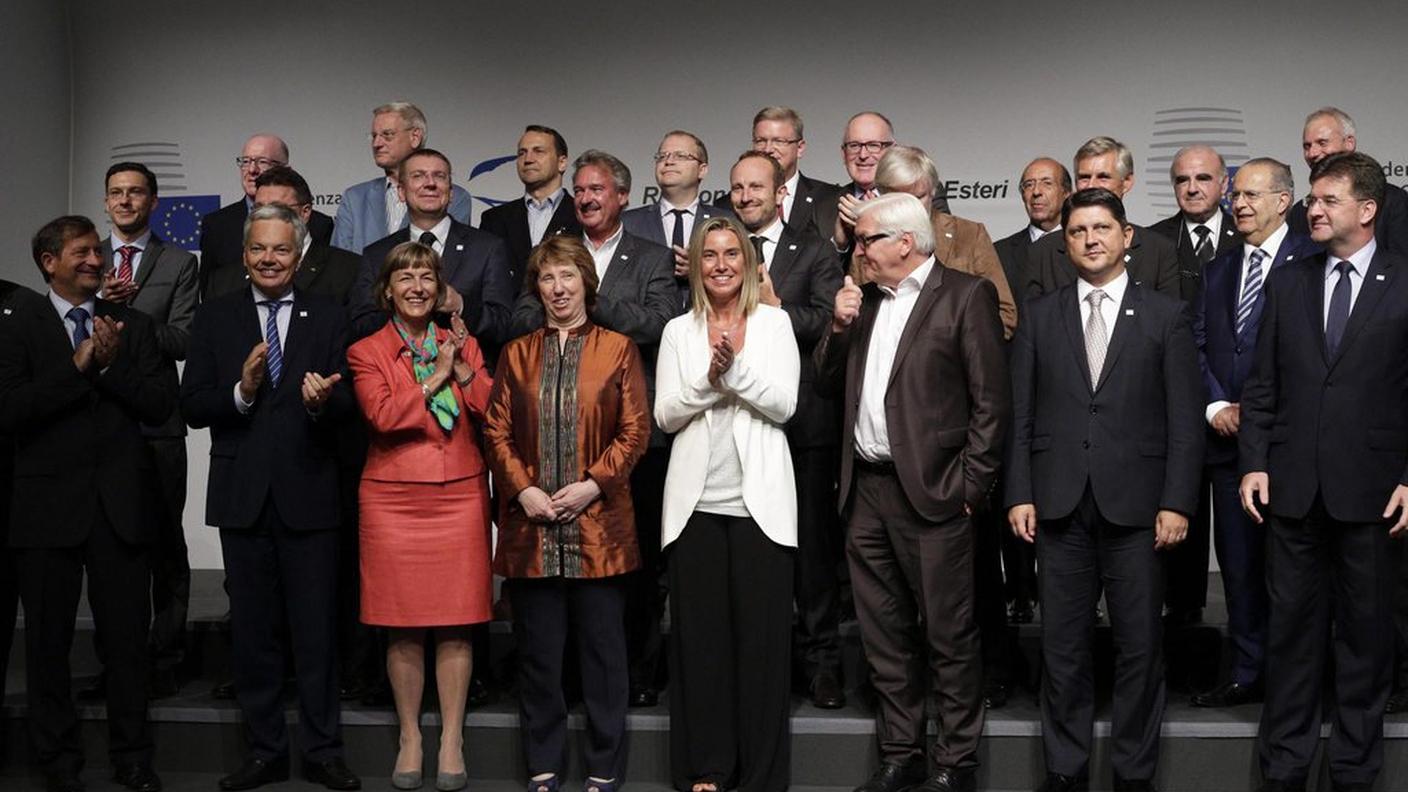 I ministri degli Esteri dell'UE riunitisi a Milano venerdì