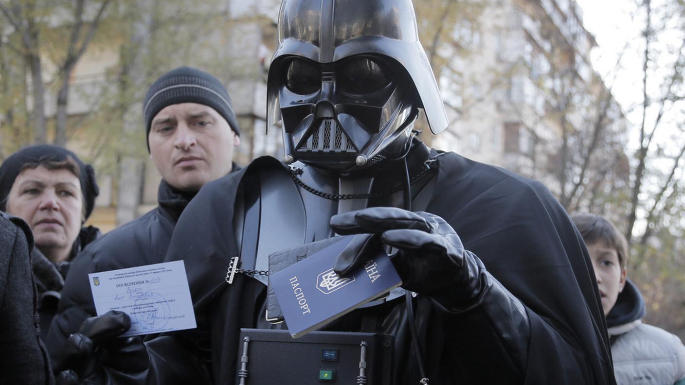 Al voto anche Darth Vader, leader dell'"Ukrainian Internet Party" 