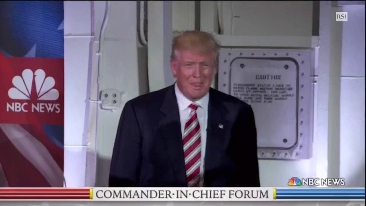 Il discorso di Trump