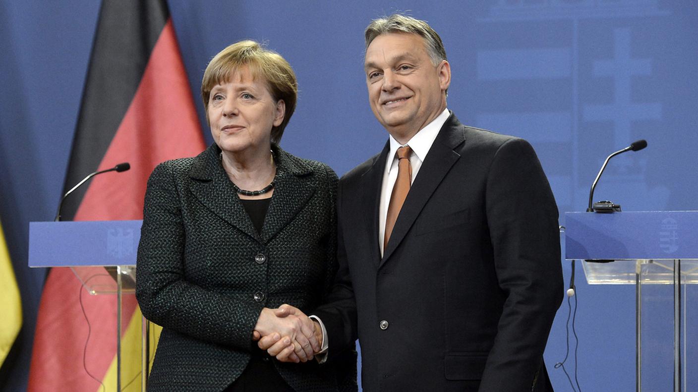 Merkel e Orban