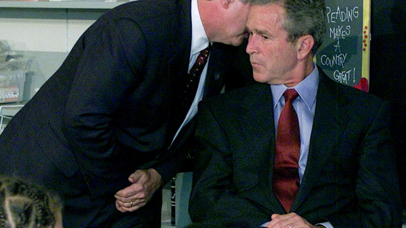 L'annuncio dell'attacco a Bush