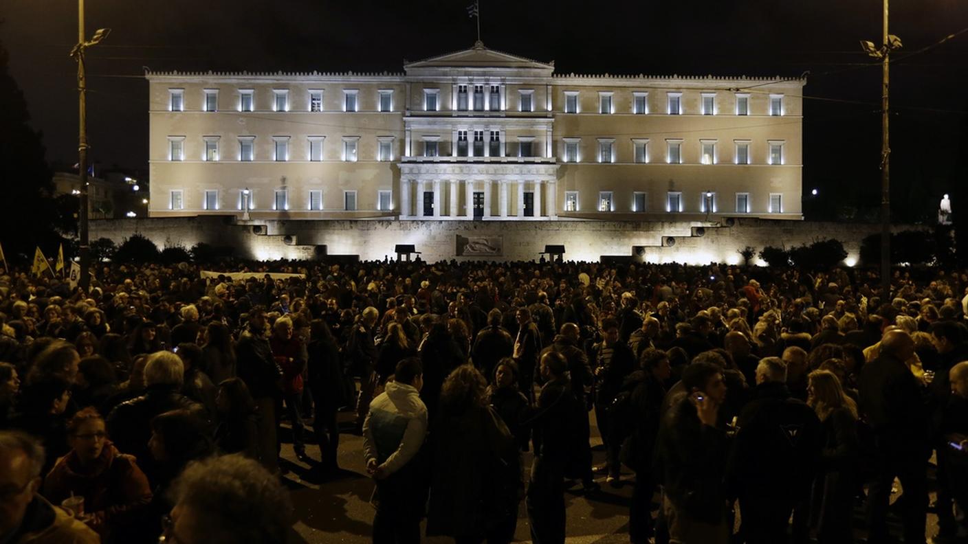 La manifestazione è stata organizzata sulle reti sociali la mattina stessa