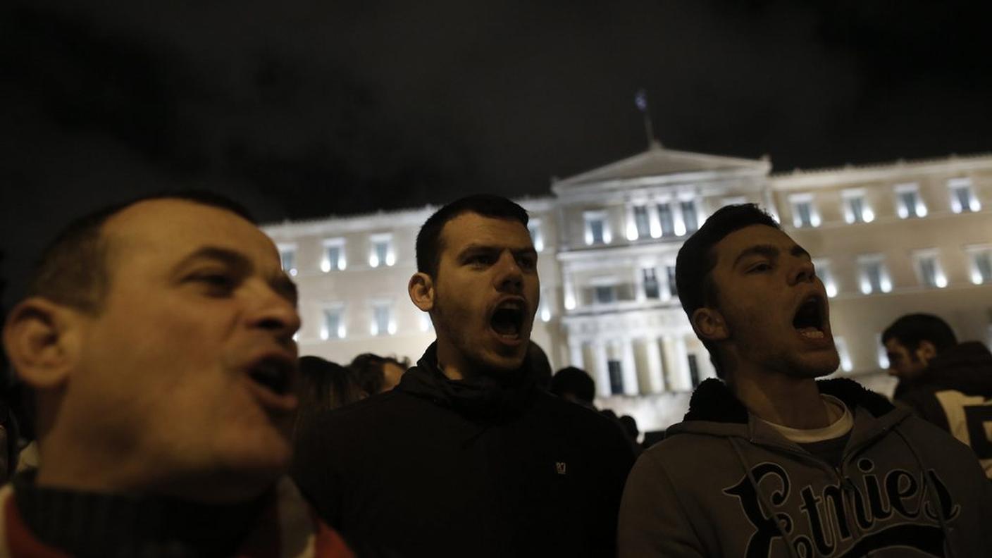 Le immagini da piazza Syntagma
